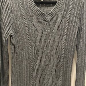 Studio Works Charcoal V-Neck Sweater